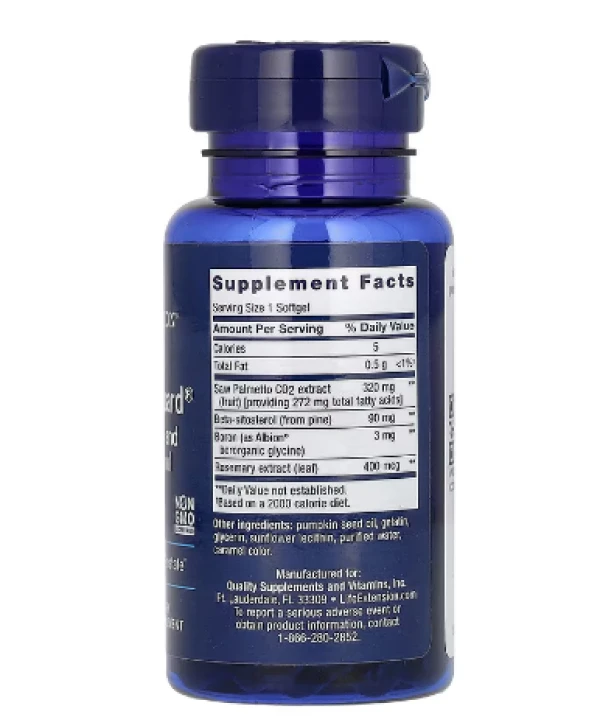 Life Extension, PalmettoGuard, Saw Palmetto and Beta-Sitosterol, 30 Softgels