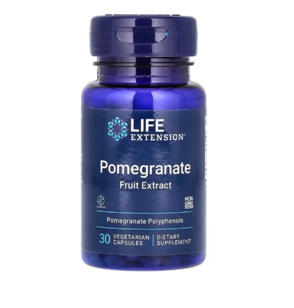 Life Extension, Pomegranate Fruit Extract, 30 Vegetarian Capsules