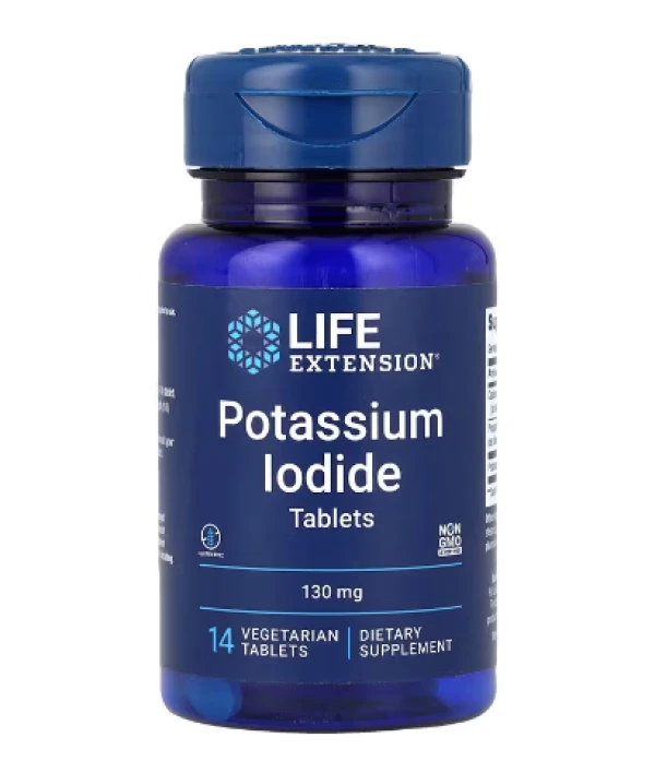 Life Extension, Potassium Iodide, 130 mg, 14 Vegetarian Tablets