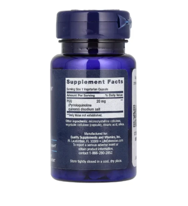 Life Extension, PQQ , 20 mg, 30 Vegetarian Capsules