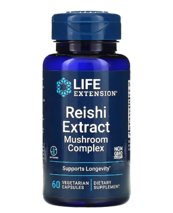 Life Extension, Reishi Extract Mushroom Complex, 60 Vegetarian Capsules