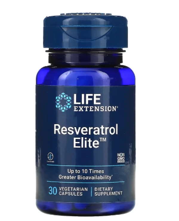 Life Extension, Resveratrol Elite, 30 Vegetarian Capsules