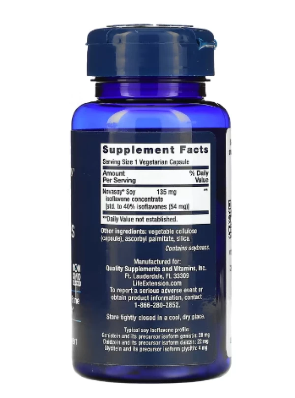 Life Extension, Soy Isoflavones, 30 Vegetarian Capsules