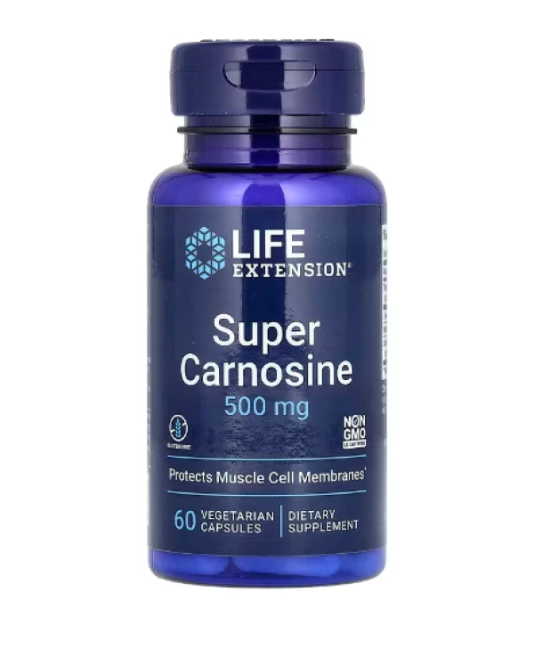 Life Extension, Super Carnosine, 500 mg, 60 Vegetarian Capsules