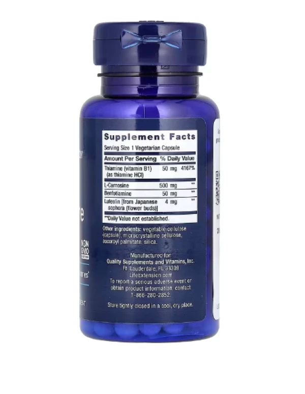 Life Extension, Super Carnosine, 500 mg, 60 Vegetarian Capsules