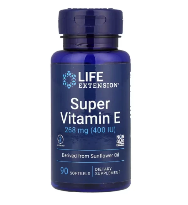 Life Extension, Super Vitamin E, 268 mg (400 IU), 90 Softgels
