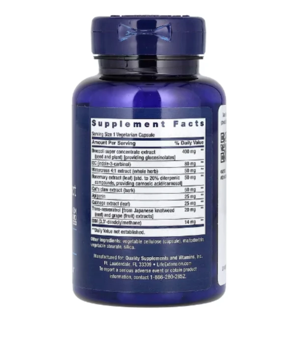 Life Extension, Triple Action Cruciferous Vegetable Extract with Resveratrol, 60 Vegetarian Capsules