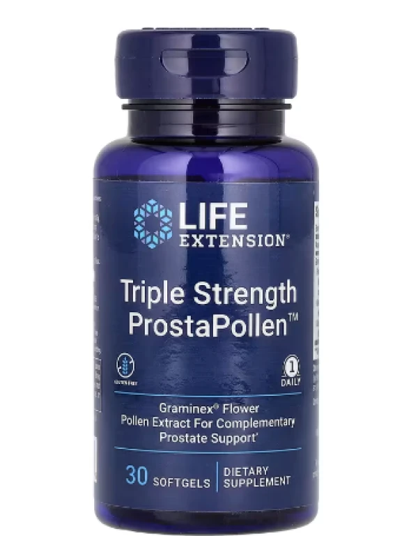 Life Extension, Triple Strength ProstaPollen, 30 Softgels