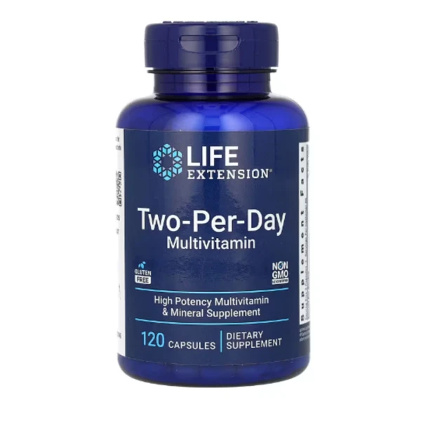 Life Extension, Two-Per-Day Multivitamin, 120 Capsules