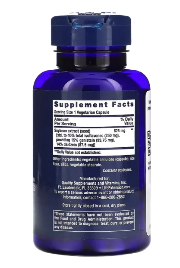 Life Extension, Ultra Soy Extract, 60 Vegetarian Capsules