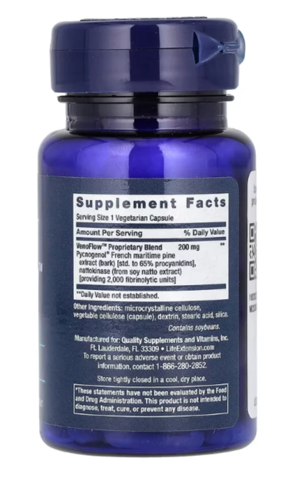 Life Extension, VenoFlow, 30 Vegetarian Capsules