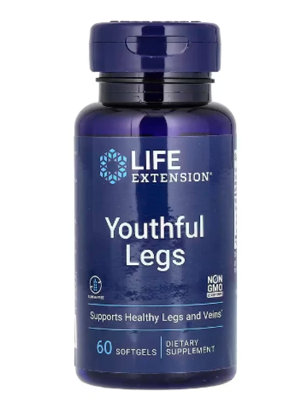 Life Extension, Youthful Legs , 60 Softgels