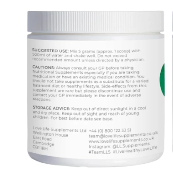 Love Life Supplements Ultimate Electrolytes Powder Orange & Lime Flavour 150 g 30 serving