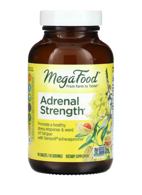 MegaFood, Adrenal Strength, 90 Tablets