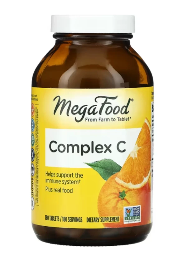 MegaFood, Complex C, 180 Tablets