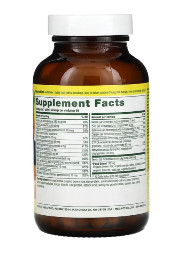 MegaFood, One Daily, Iron Free Multivitamin, 90 Tablets