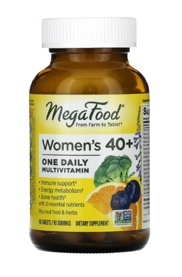 MegaFood, Women's 40+ One Daily, 90 Tablets