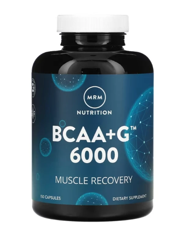 MRM, Nutrition, BCAA+G 6000, 150 Capsules