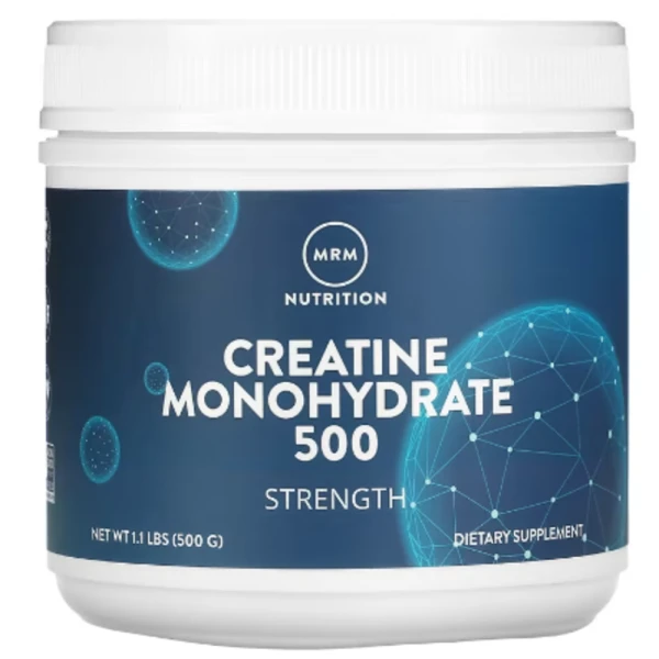 MRM Nutrition, Creatine Monohydrate 500, Strength, 1.1 lbs (500 g)