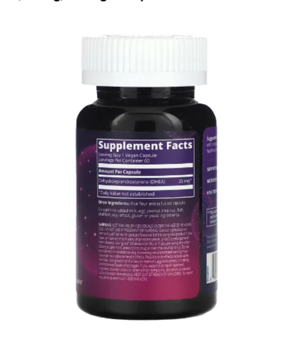 MRM Nutrition, DHEA, 25 mg, 60 Vegan Capsules