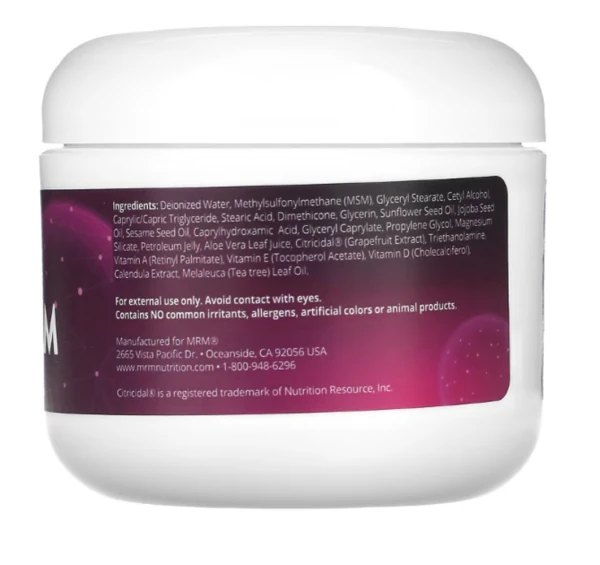 MRM Nutrition, MSM Cream, 4 oz (113 g)