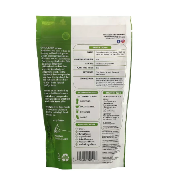 MRM Nutrition, Organic Fermented Cacao Powder, 8.5 oz (240 g)