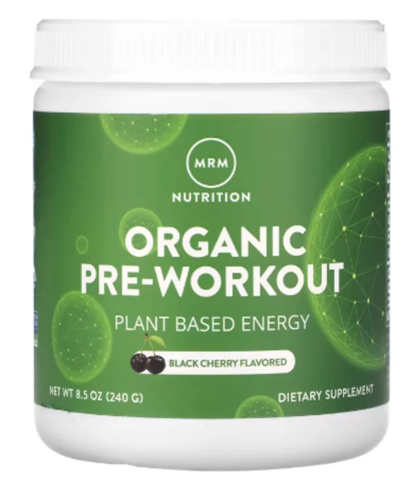 MRM Nutrition, Organic Pre-Workout, Black Cherry, 8.5 oz (240 g)