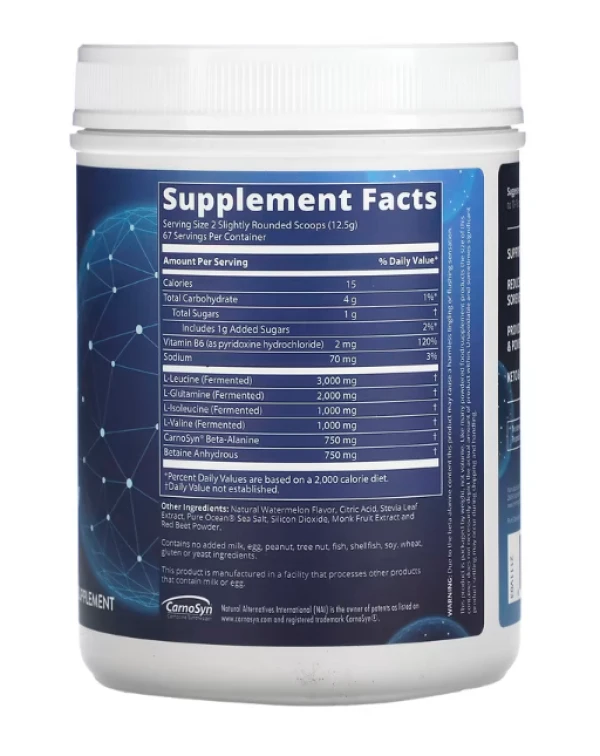 MRM Nutrition, Reload BCAA+G, Post-Workout Recovery, Watermelon, 29.6 oz (840 g)