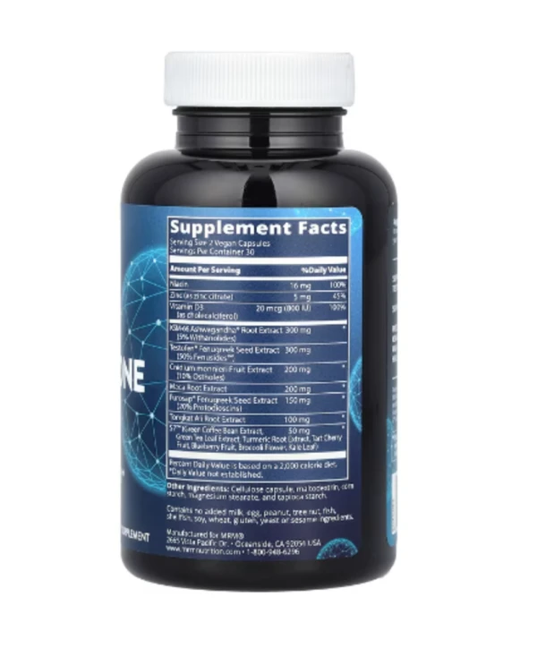 MRM Nutrition, Testosterone Again, 60 Vegan Capsules