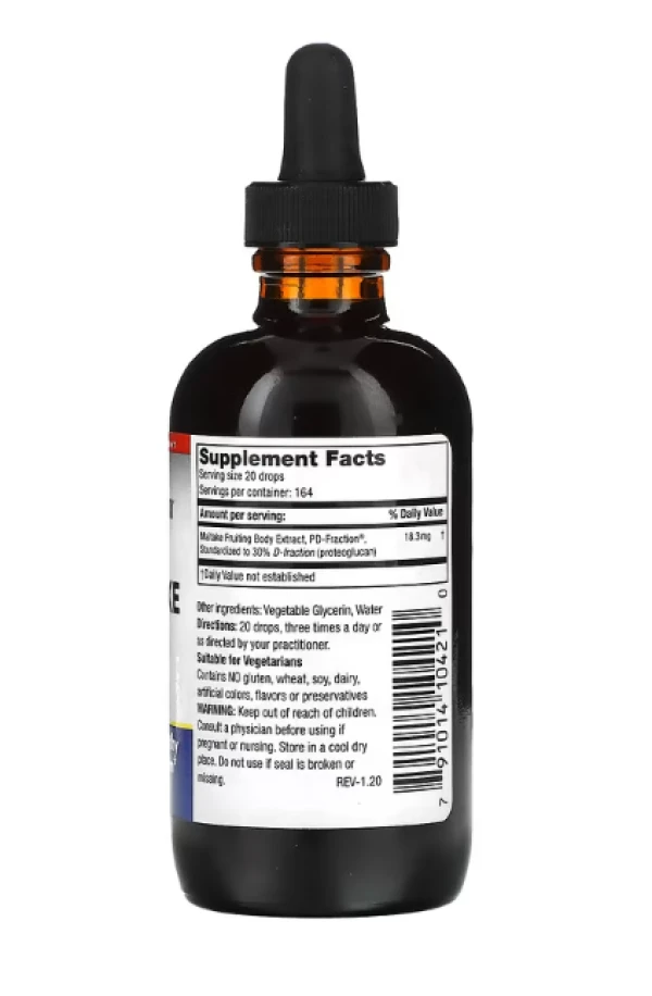 Mushroom Wisdom, Maitake D-Fraction, Standard, 120 ml
