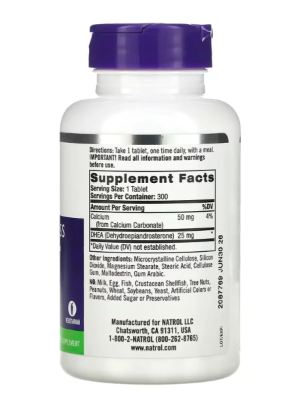 Natrol, DHEA, 25 mg, 300 Tablets