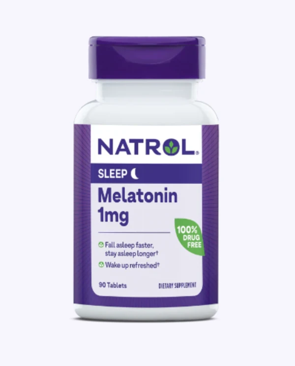 Natrol, Melatonin, 1 mg, 180 Tablets