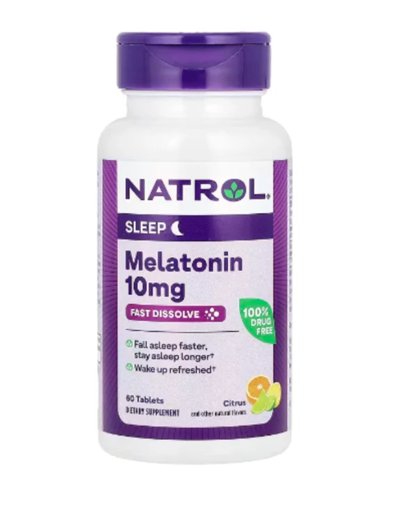 Natrol, Melatonin, Citrus, 10 mg, 60 Tablets