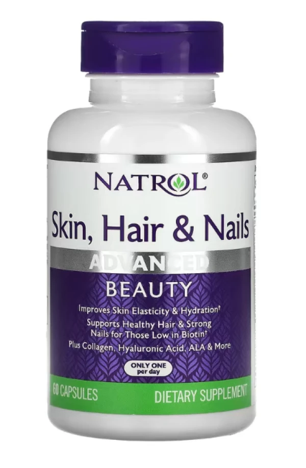 Natrol, Skin, Hair & Nails, Advanced Beauty, 60 Capsules