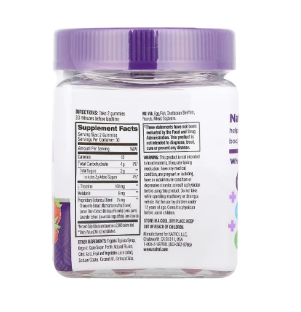 Natrol, Sleep + Calm, Strawberry, 60 Gummies