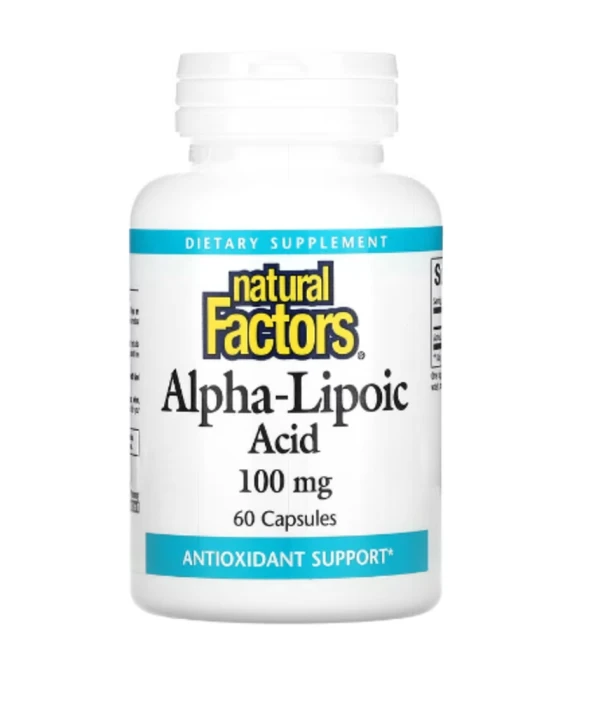 Natural Factors, Alpha-Lipoic Acid, 100 mg, 60 Capsules