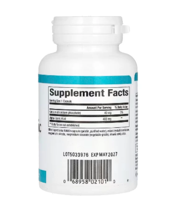 Natural Factors, Alpha-Lipoic Acid, 400 mg, 60 Capsules