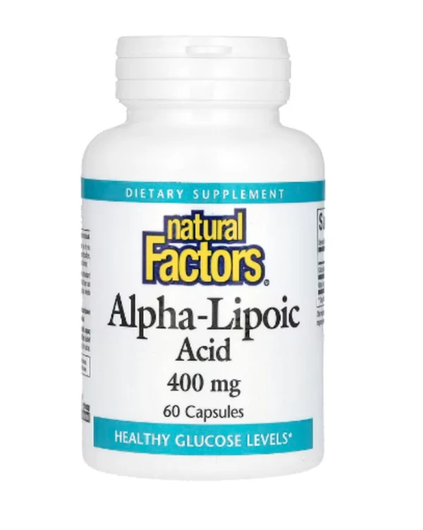 Natural Factors, Alpha-Lipoic Acid, 400 mg, 60 Capsules
