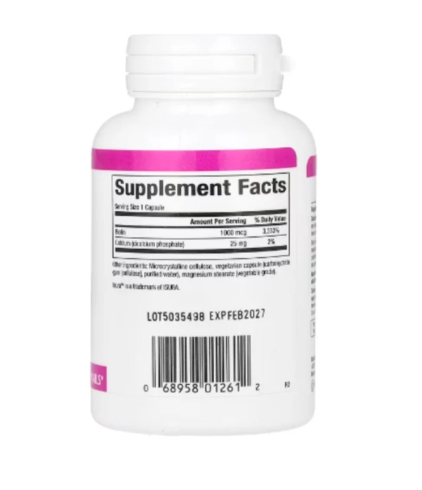 Natural Factors, Biotin, 1,000 mcg, 90 Vegetarian Capsules