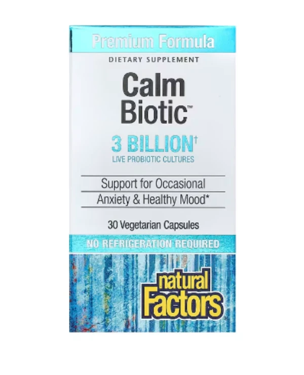 Natural Factors, Calm Biotic™, 3 Billion, 30 Vegetarian Capsules