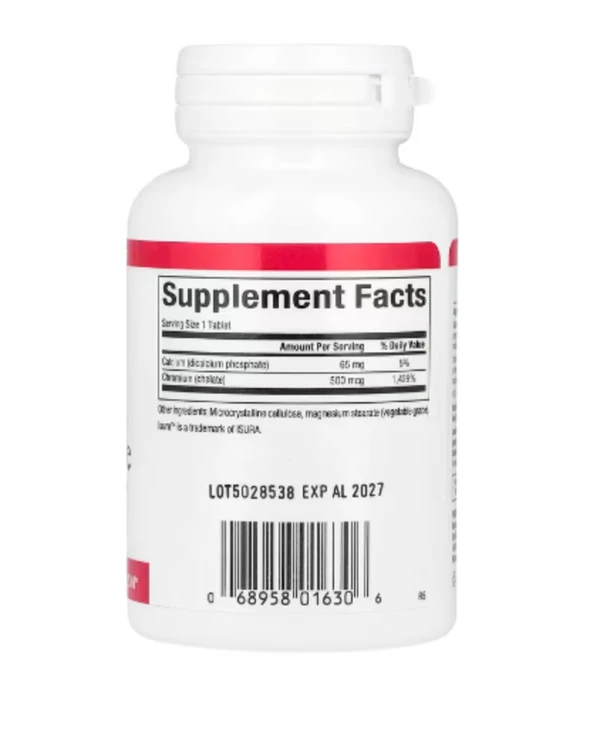 Natural Factors, Chromium GTF Chelate, 500 mcg, 90 Tablets