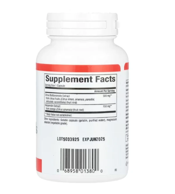 Natural Factors, Citrus Bioflavonoids Plus Hesperidin, 650 mg, 90 Capsules