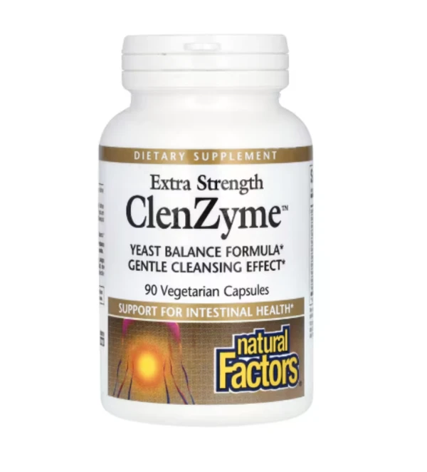 Natural Factors, ClenZyme, Extra Strength, 90 Vegetarian Capsules