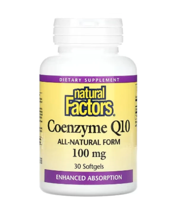 Natural Factors, Coenzyme Q10, 100 mg, 30 Softgels
