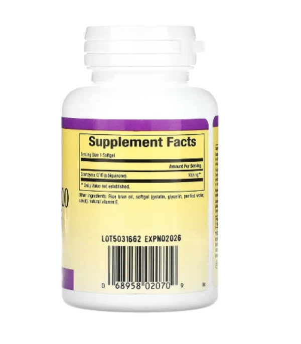 Natural Factors, Coenzyme Q10, 100 mg, 30 Softgels