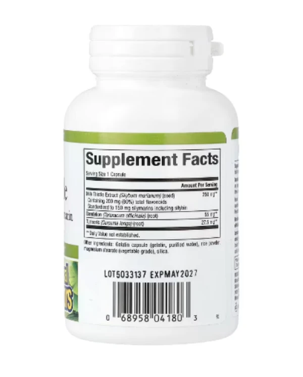 Natural Factors, Herbal Factors, Milk Thistle, 250 mg, 60 Capsules