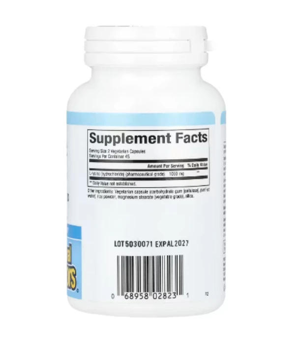 Natural Factors, L-Lysine, 500 mg, 90 Vegetarian Capsules