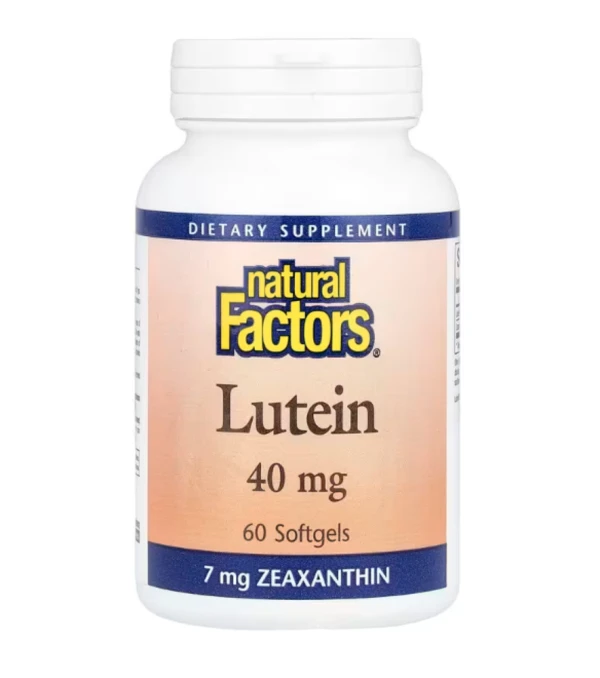 Natural Factors, Lutein, 40 mg, 60 Softgels