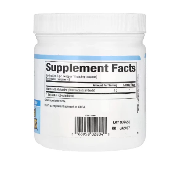 Natural Factors, Micronized L-Glutamine Powder, 8 oz (226 g)
