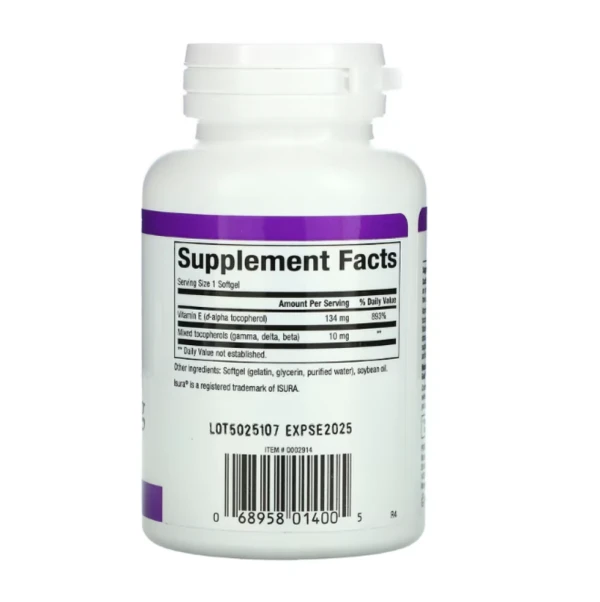 Natural Factors, Mixed Vitamin E, 134 mg (200 IU), 90 Softgels